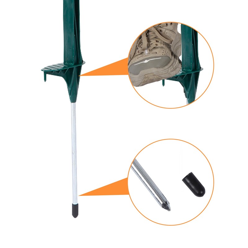 Toriexon Electric Fence Posts 25 PCS, 48 inch Step in