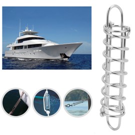Leapiture 270mm/10.63in Boat Docking Mooring Spring Docking Line Snubber 304 Stainless Steel Damper Snubber Springs for Boat Yacht
