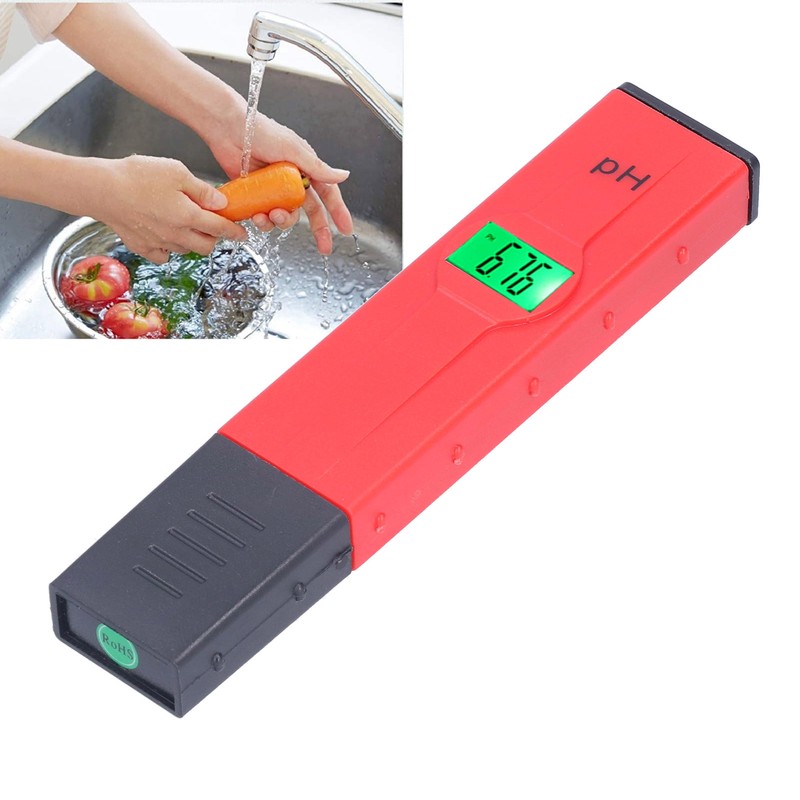 PH Tester Backlight Portable Digital PH Meter ATC High Accuracy