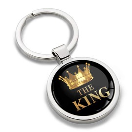 3D Metal The King Crown Keyring Key Chain Gift Men Women Keychain Giftbox KK 167