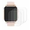 Savvies 6 Pack Screen Protector compatible with Ibetter Smartwatch 1.85"