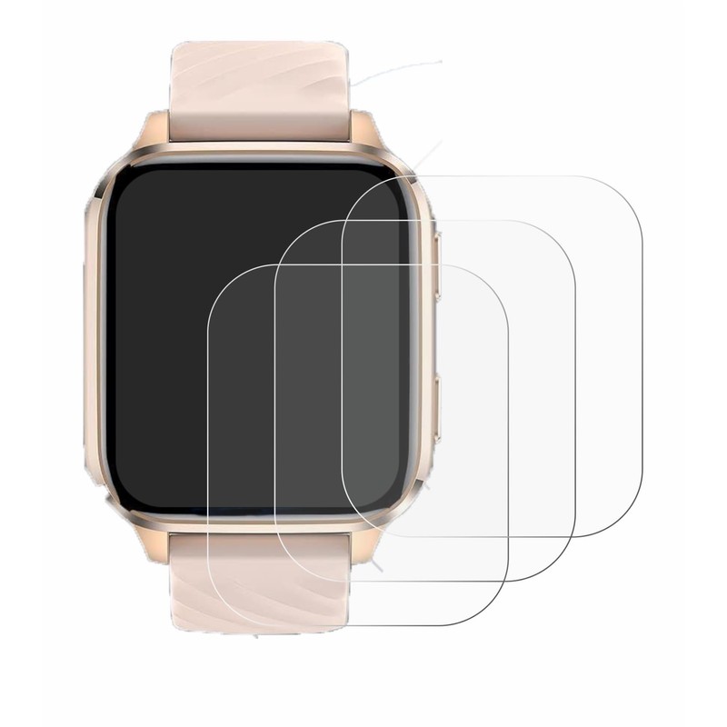 Savvies 6 Pack Screen Protector compatible with Ibetter Smartwatch 1.85"