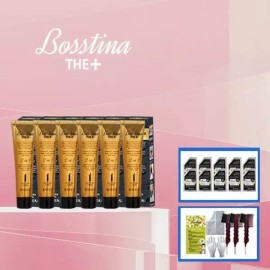 Bostina 반값세일!! 보스티나 염색 제본품 6개 +빗 3개+앰플 10매 [적갈색] Half Price Sale!! Bostina Dye Binding Products 6pcs + 3 Combs + 10 Ampoules [Dark Red]