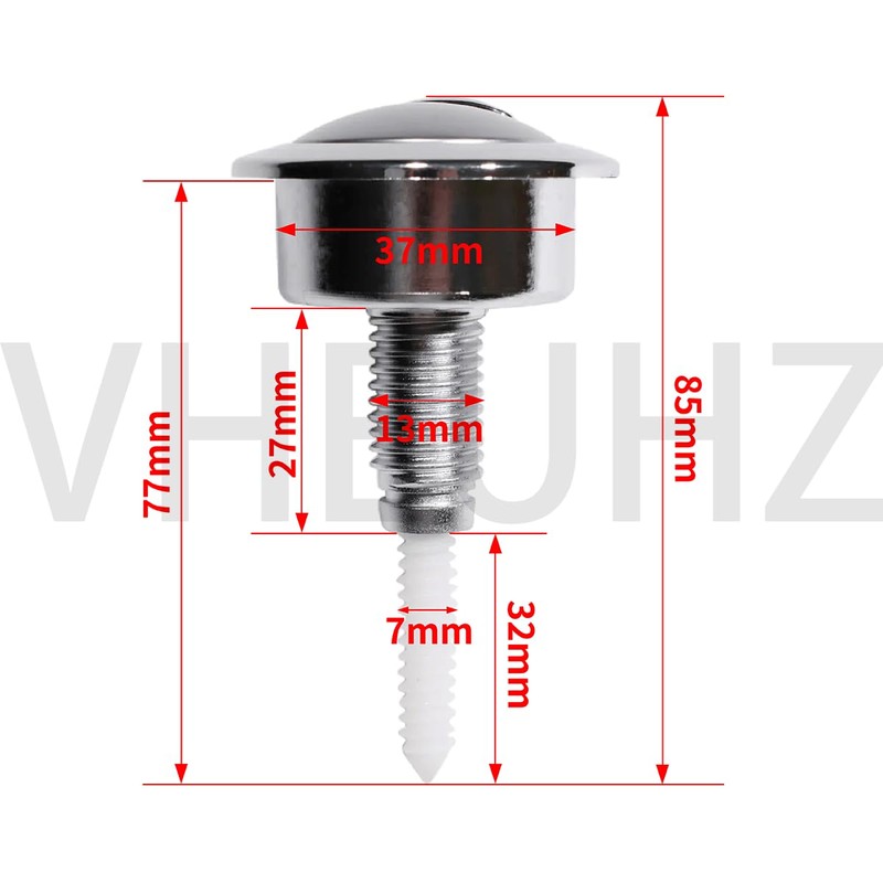 VHEUHZ 34494907 Optima 49 Double Push Button for Toilet Flush
