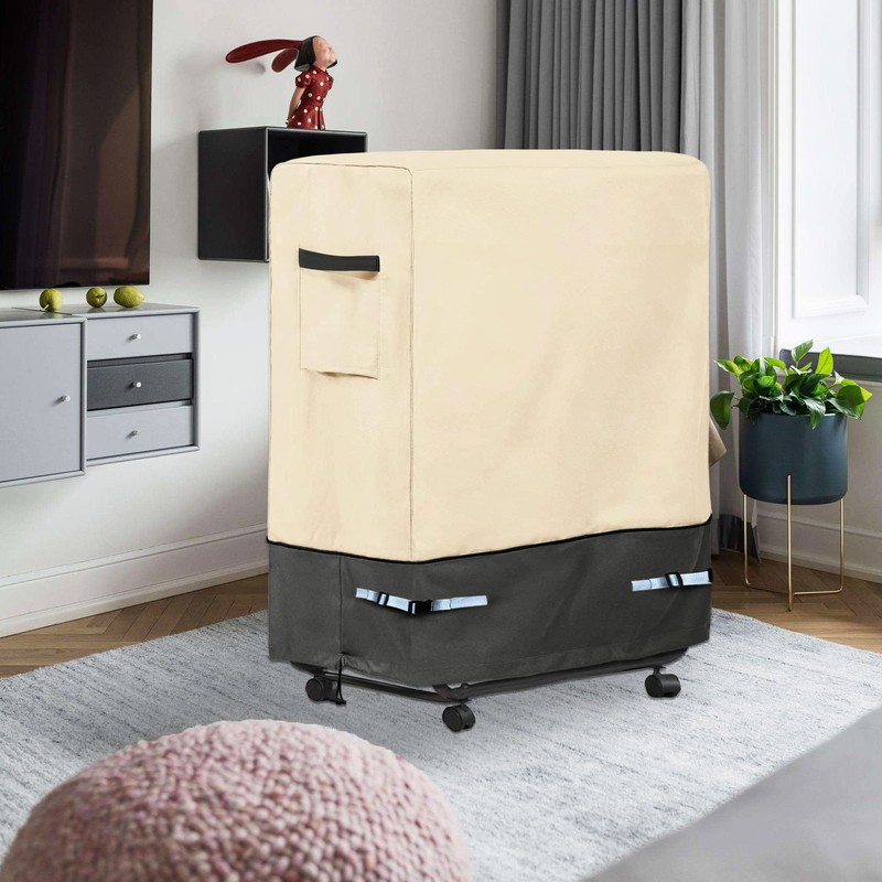 Aaaspark Folding Bed Storage Cover, Rollaway Bed Cover, Waterproof and