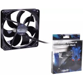 Phobya G-Silent 14 1400RPM Black Silent Edition 140x140x25mm 79120 4049469141196