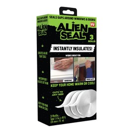 Alien Draft Seal Tape Insulates Instant Draughts Removes 3 Rolls