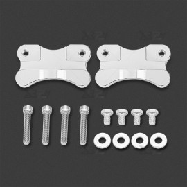 XRPM-Auto Aluminum Front Fender Riser Relocator Brackets Kit For Harley Softail 21" Wheel