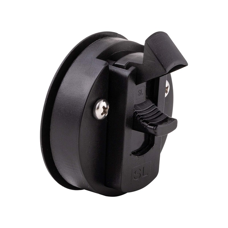 YUSOVE Boat 2" Slam Latch Black Plastic,Marine Deck Hatch Door