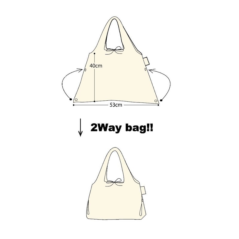 Prairie Dog Misuzu Kaneko Eco Bag, 2-Way Large Capacity, Foldable,