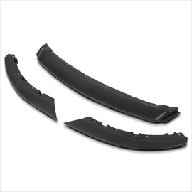 RP-Style ABS Plastic Front Bumper Lip Lower Chin Spoiler Compatible with 13-14 Ford Mustang,Matte Black