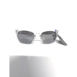 Foster Grant Polarized crystal transparent sunglasses with grey lenses. 100% UV lens protection. Pol 360., Clear