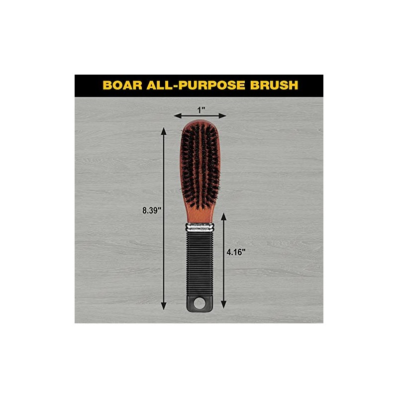 Conair Cepillo de cerdas de jabalí multiusos - Cepillo para