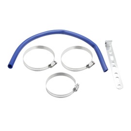 Skyplanet Universal 3" Car Cold Air Intake Filter Alumimum Induction Pipe Hose Kit(Silver)