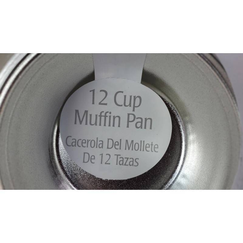 G&S EZ-BAKER PRO 12 "Cup" Standard Size Cavity MUFFIN TIN