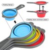 SPUVGVC Measuring Cups and Spoons Set, Collapsible Silicone Measuring Cups