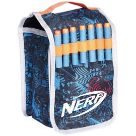 Nerf Bunkr BKN-3426 Gear 2 Go Pouch-Licenced Nerf Storage Solution for Extra Darts and Ammo Clips-Features Lightweight, Easy Access Flaps, Carry Handle and Belt Loop, 8+ Years