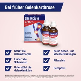 Gelencium Arthro drops: for targeted treatment of joints in osteoarthritis, 2 x 100 ml