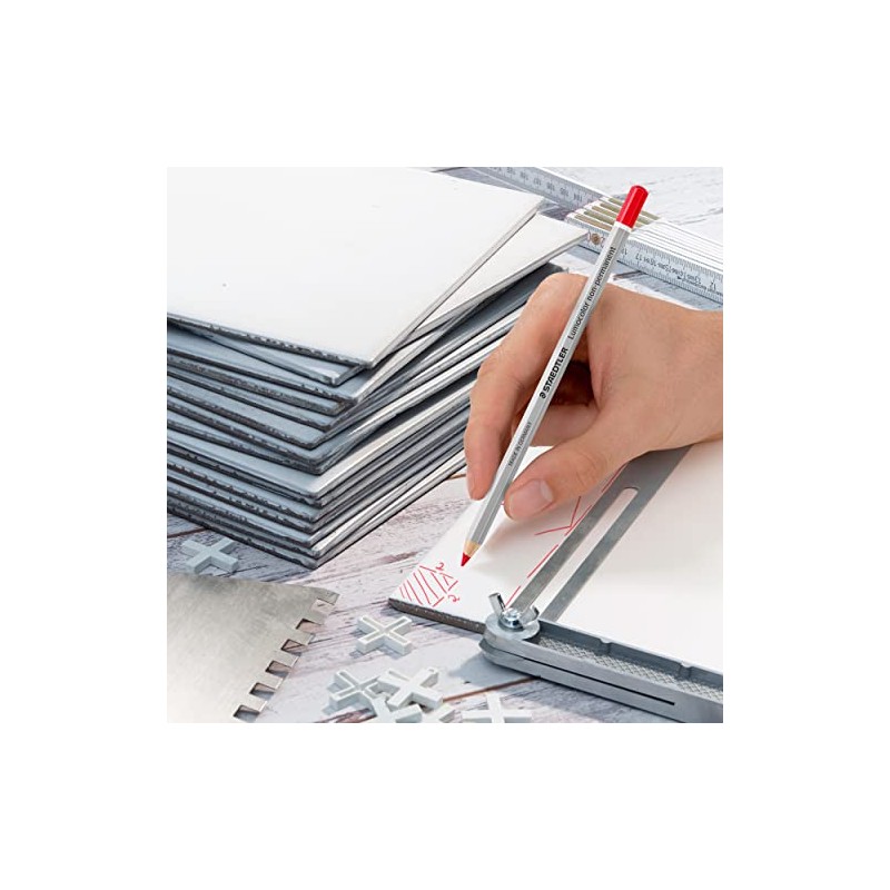 Staedtler Non-permanent omnichrom - Lápiz (Azul, 8 mm, 4 mm)