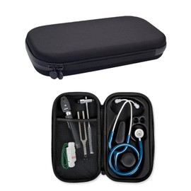 Hard Travel Case for 3 m Littmann Classic III Stethoscope for Monitoring. Protective Case Fits Littmann Stethoscope Classic 3, Stethoscope Bag, Two-Head Stethoscope Case, Carry Bag (Black)
