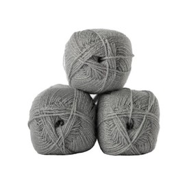 James Brett Twinkle Fashion DK Double Knitting Wool 5 x 100g Ball Glitter Yarn (Silver - TK8)