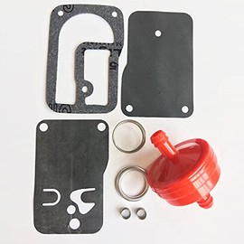 APHP 393397 Kit de reparación de diafragma de bomba de combustible para Briggs & Stratton 401400 402400 402700 422400 y 422700 42E707 42E77 460707 422707 4227 4 77777777Motor de doble cilindro 461707 16HP y 18Hp