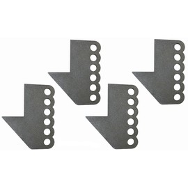 QS Components Front Ladder Bar Brackets Fits 2" x 3" Crossmember 5/8 Hole (Set of 4)