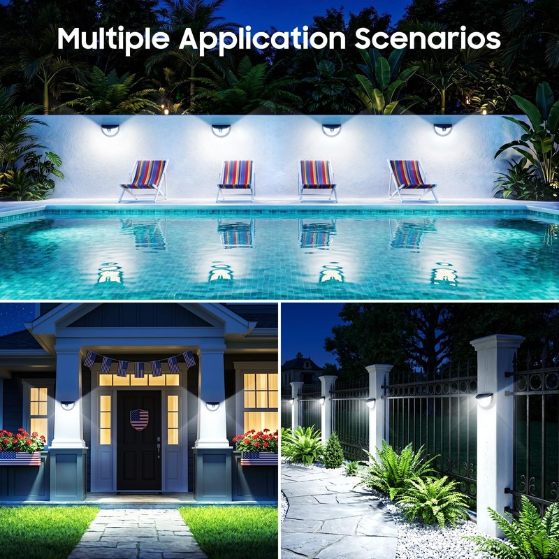 Solar Motion Sensor Lights Outdoor, 151 LED Super Bright Solar