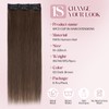 S-noilite Clip in Human Hair Extensions,Remy Single Clip in Hair
