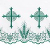 Christian Brands Green Eucharistic Altar Frontal 96 x 52 Inches