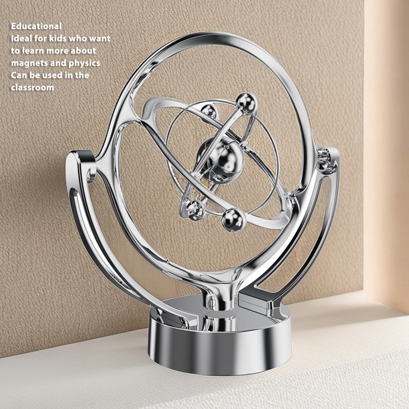 Perpetual Motion Ball Ornament Decorative USB Battery Powered Electronic Perpetual