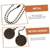 Gadpiparty Ceiling Fan Pull Chain Extension Decorative Metal Pull Chains