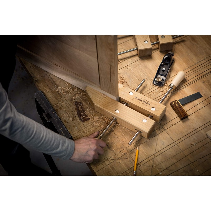 Jorgensen 10-Inch Adjustable Handscrew, Brown