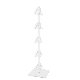 Marketing Holders Eyewear Holder Tabletop Display Stand Holds 5 Pairs of Sunglasses or Safety Glasses Clear Acrylic with Square Base for Tradeshows Expos Optical and Department Stores