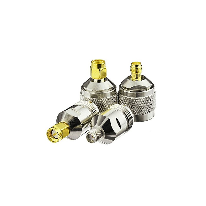 Eightwood Antenna Adapter Kit N to SMA 4 Type for