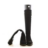 Happyupcity 2Pairs Black Plastic Boot Trees Form Inserts Thicken Long