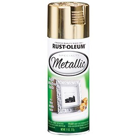 Rust-Oleum 1910830-2PK Specialty Metallic Spray Paint, 11 Ounce (Pack of 2), Gold, 2 Piece