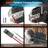 Preciva Crimping Tool Connector kit - AWG28-16/0.08-1.5mm² Ratcheting Crimper with