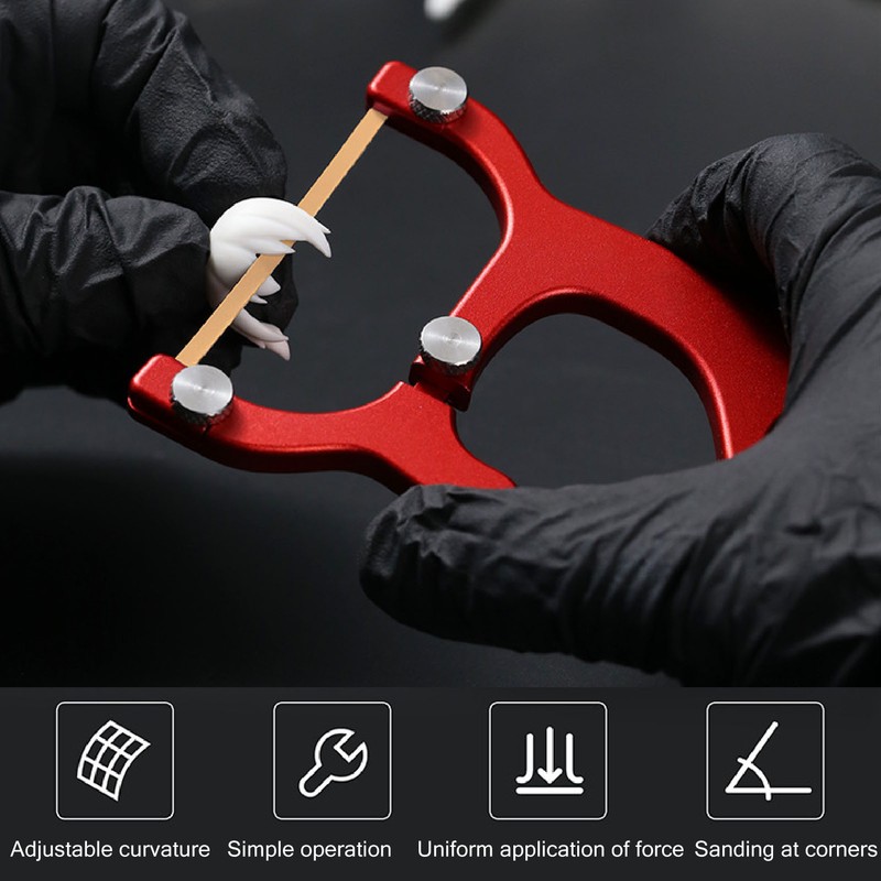 Curved Surface Sander Handheld Sandpaper Loading Cylindrical Surface Sander Grinding