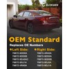 Rear Quarter Panel, Compatible with 2016-2021 Nissan Maxima, Left Driver