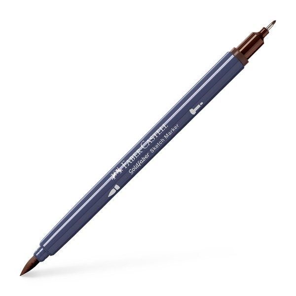 Faber-Castell Creative Studio Goldfaber Sketch Marker, Burnt Umber, Single Marker,