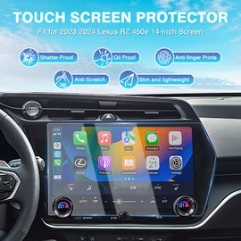 Karltys [Upgrade 2 Pack Screen Protector for [No Glare & Fingerprint] Tempered Glass 2023~2025 Lexus RZ 300e 450e 14-Inch