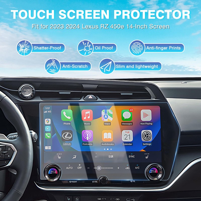Karltys [Upgrade 2 Pack Screen Protector for [No Glare &