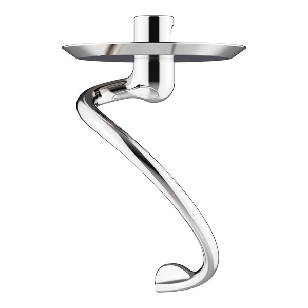 Stainless Steel Spiral Dough Hook for Kitchenaid Stand Mixer, 4.5