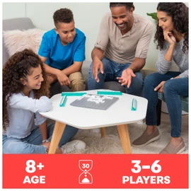 Spin Master Games, Upwords, The Stackable Word Game: 2023 Edition, Includes Rotating Board & Letter Tiles, Classic Crossword Activity for Kids & Family, 3-6 Players, for Ages 8+