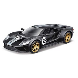 Bburago FORD RACE HERITAGE COLLECTION- 2017 FORD GT Race Car - 1:32 Scale - Incredibly Detailed Die-Cast Replica Collectible Model Vehicle