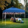 PHI VILLA Pop-up Canopy 10x10 Patio Tent Instant Gazebo Canopy
