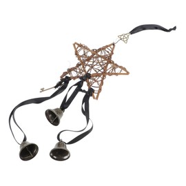 Ipetboom 1Pc Decorative Bell Pendant Unique Witchcraft Hanging Bell for Door Handles Windows Walls for Bedroom Living Room Office Craftsmanship