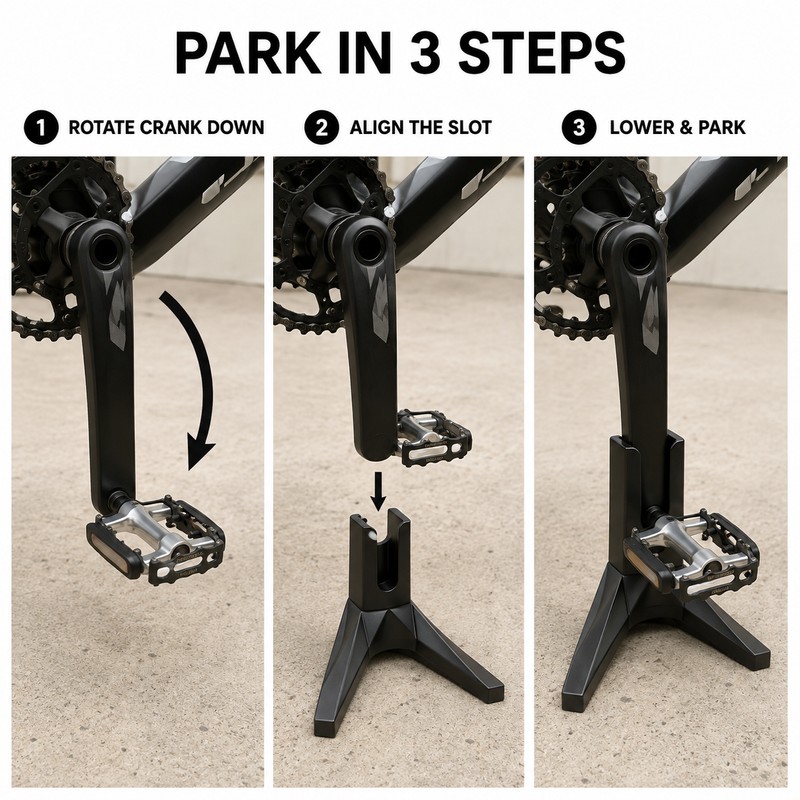 Bicycle Kickstand for Road & Mountain Bikes – Lightweight Metal
