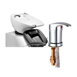 Lavacabezas para Estetica - Lavabo para Estetica - Monomando para Lavacabezas - Regadera para lavacabezas - Llave mezacladora para lavabo de Estetica o Barberia - Refacciones para Lavabos de Estetica